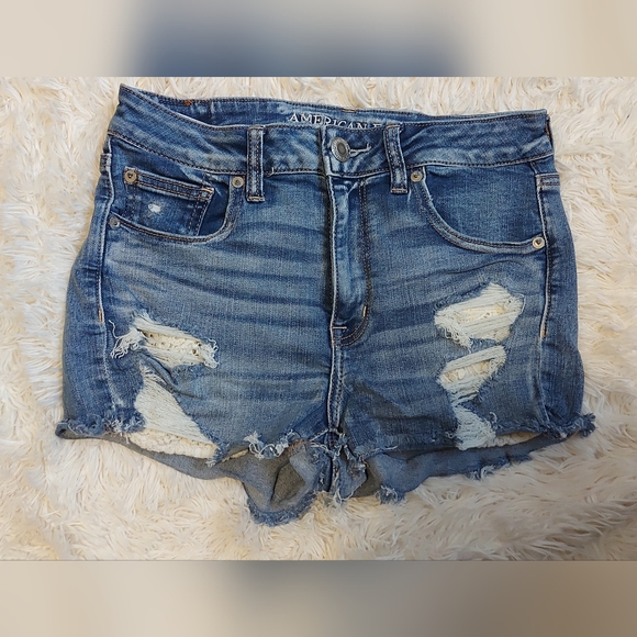American Eagle cut off jean shorts 8 - Picture 2 of 4